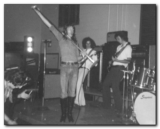 Robert,John,Randy at the Armory - May 1973